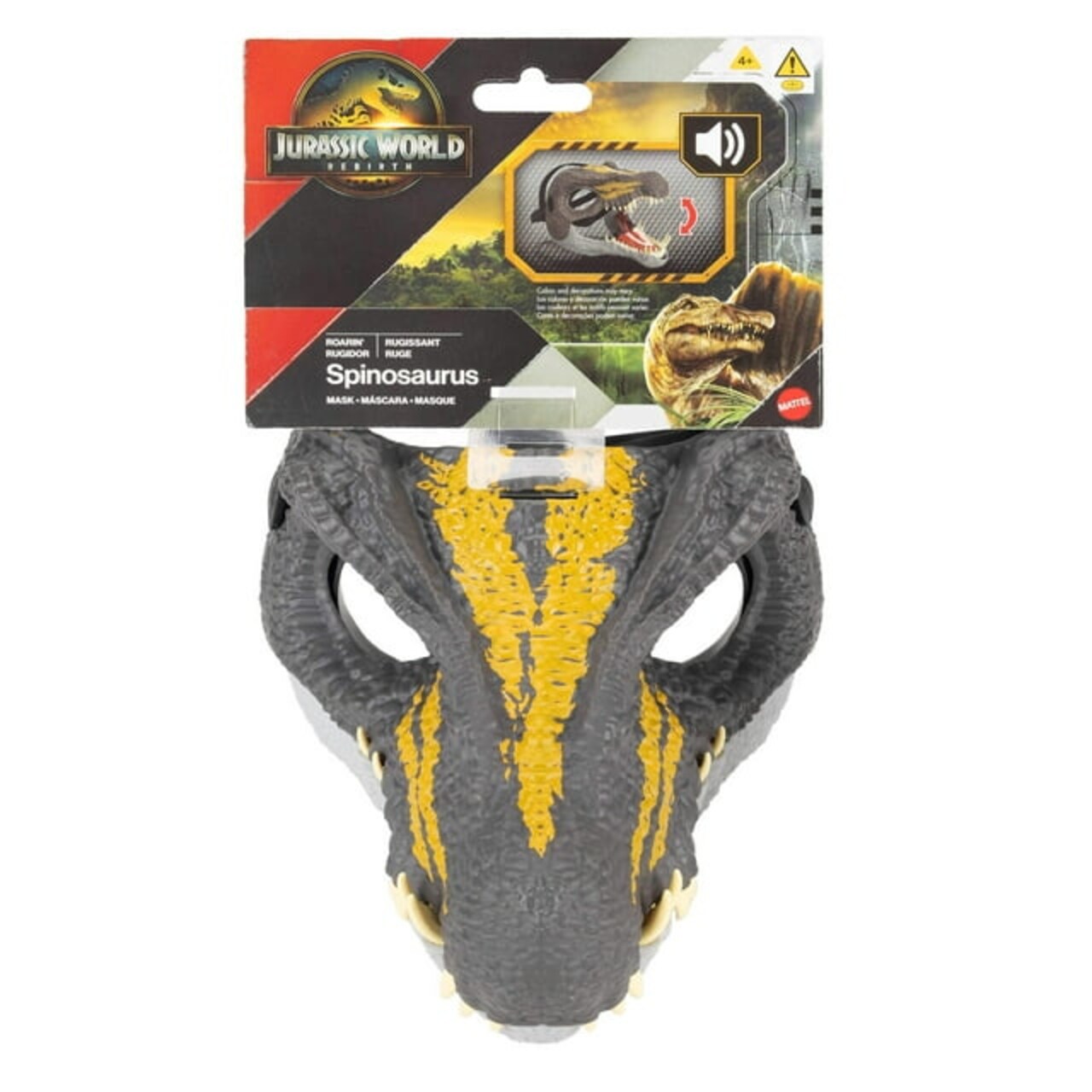 Jurassic World Rebirth Spinosaurus Dinosaur Role-Play Mask With Movie-Inspired Design For Kids